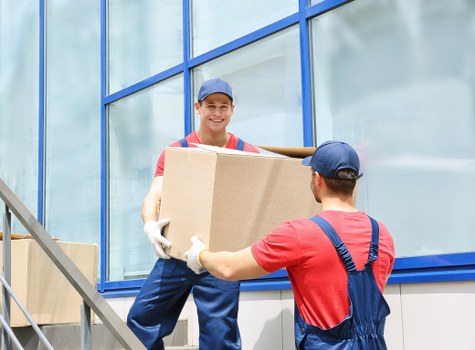 Furniture pick-up service for a Knightsbridge apartment building