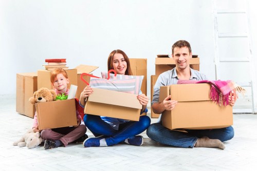 Professional removal team planning a move in Knightsbridge