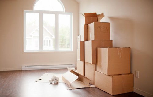 Local moving team navigating Knightsbridge apartment access and parking