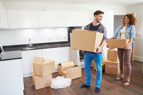 Careful packing and transport for household belongings in central London