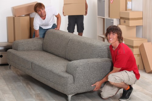 Prepared moving van for small home or office relocation in Knightsbridge